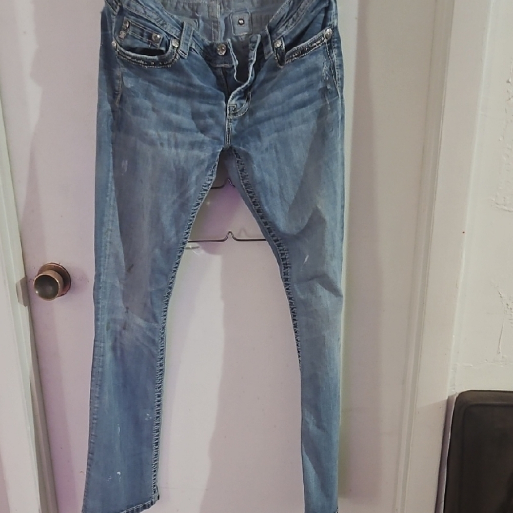 Miss Me Light Blue Skinny Jeans
